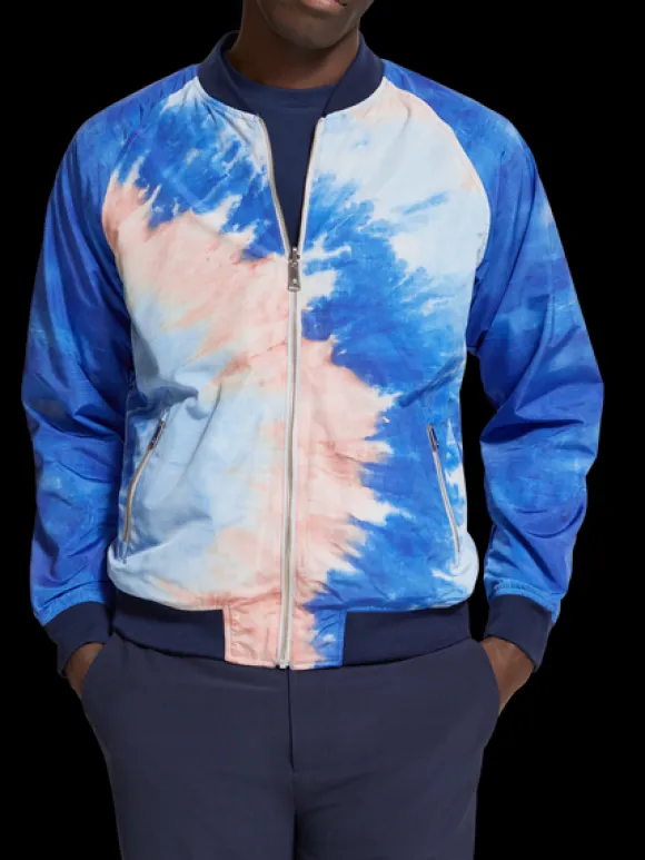 Tie Dye Reversible Bomber Jacket