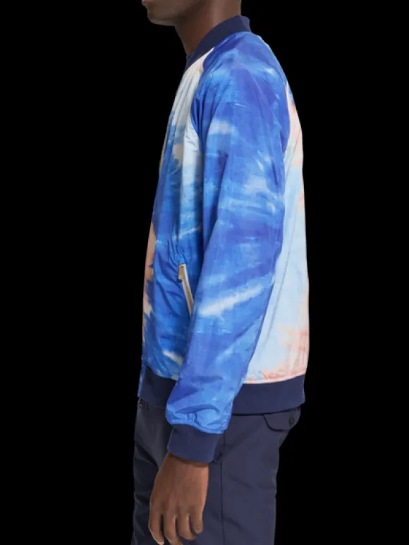 Tie Dye Reversible Bomber Jacket