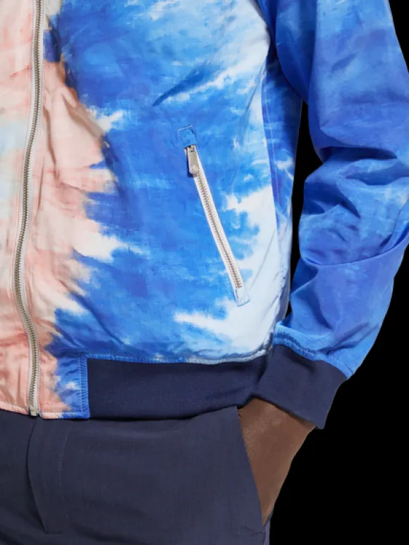 Tie Dye Reversible Bomber Jacket