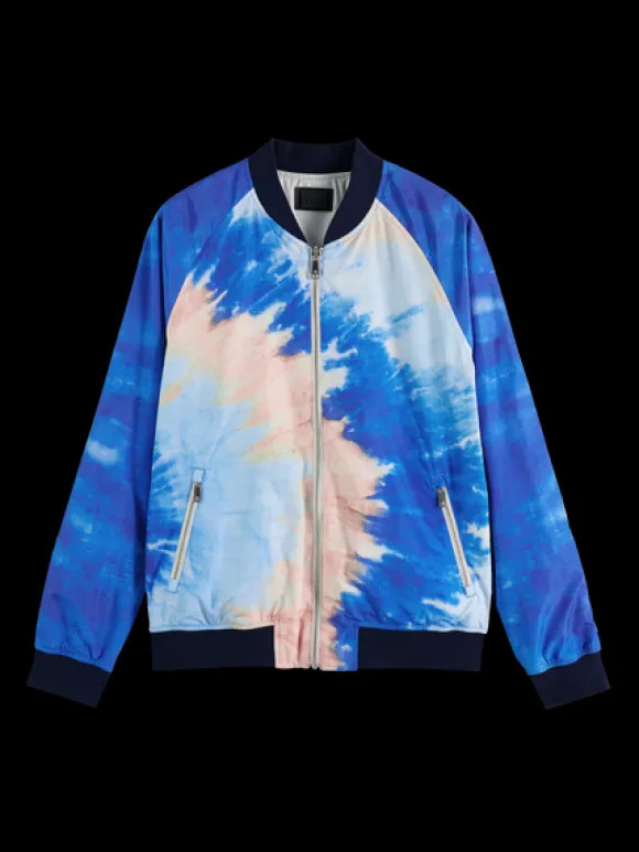 Tie Dye Reversible Bomber Jacket