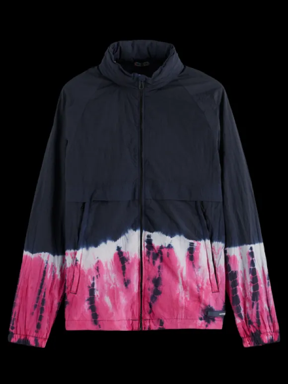 Tie-Dye Zip-Through Hooded Jacket