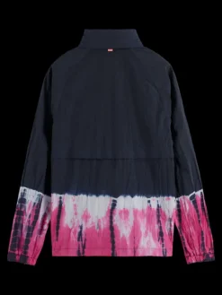 Tie-Dye Zip-Through Hooded Jacket
