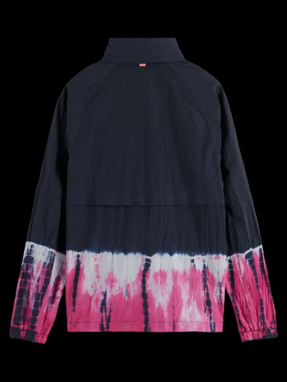 Tie-Dye Zip-Through Hooded Jacket