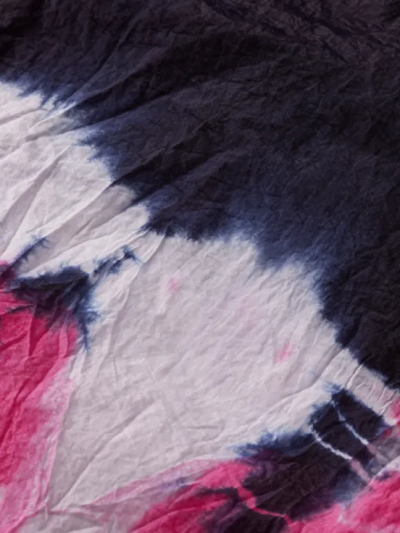 Tie-Dye Zip-Through Hooded Jacket