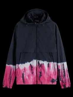 Tie-Dye Zip-Through Hooded Jacket