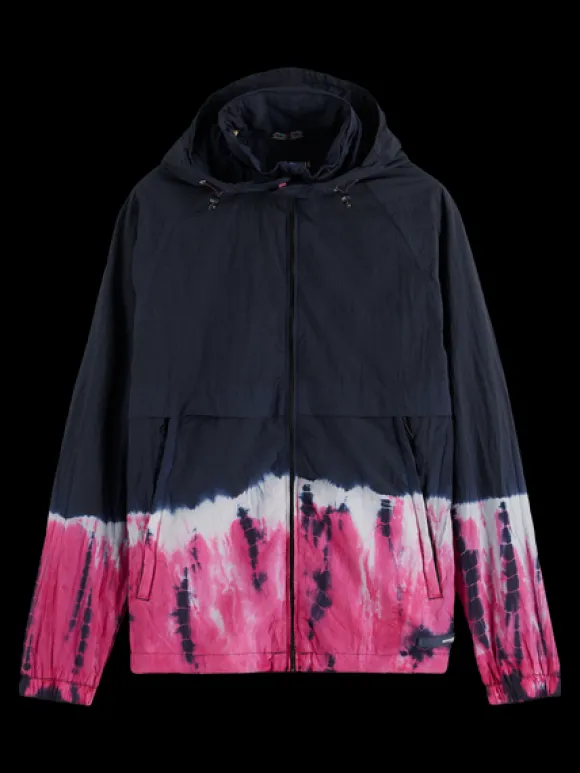 Tie-Dye Zip-Through Hooded Jacket
