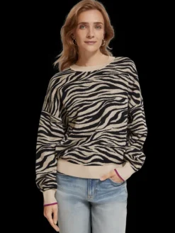 Tiger Jacquard Pullover