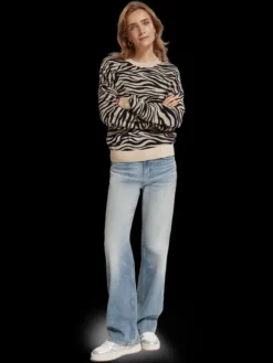 Tiger Jacquard Pullover
