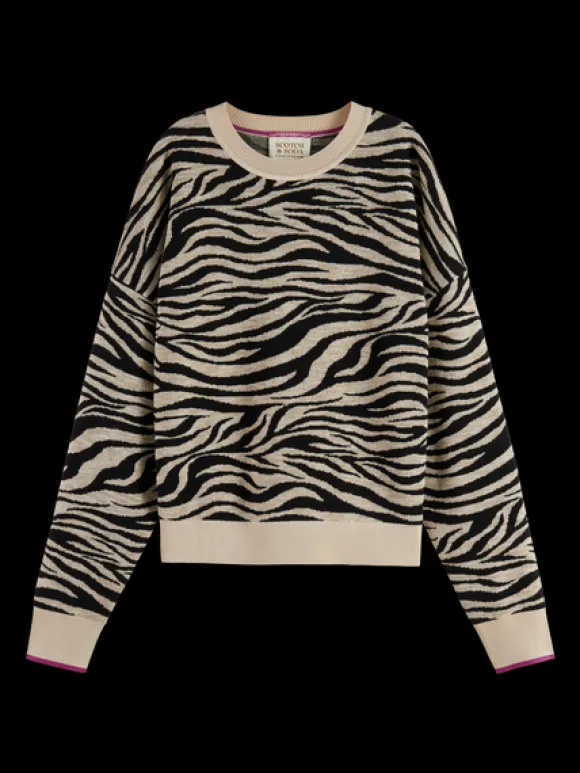 Tiger Jacquard Pullover