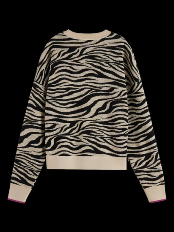 Tiger Jacquard Pullover