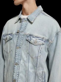 Trucker Jacket With Artwork