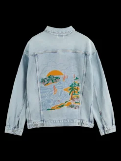 Trucker Jacket With Artwork