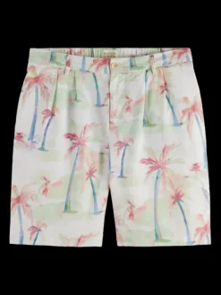 Twilt - Printed Pleated Bermuda Shorts