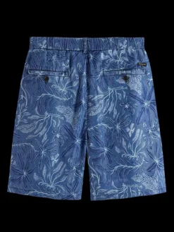 Twilt Floral Printed Pleated Chino Shorts