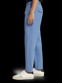 Twilt Pleated Linen Blend Chino