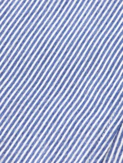 Unconstructed Striped Seersucker Blazer