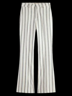 Violet Lurex Linen Blend Pant