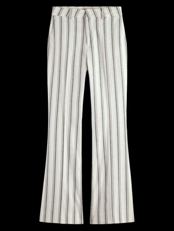 Violet Lurex Linen Blend Pant