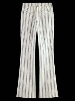 Violet Lurex Linen Blend Pant