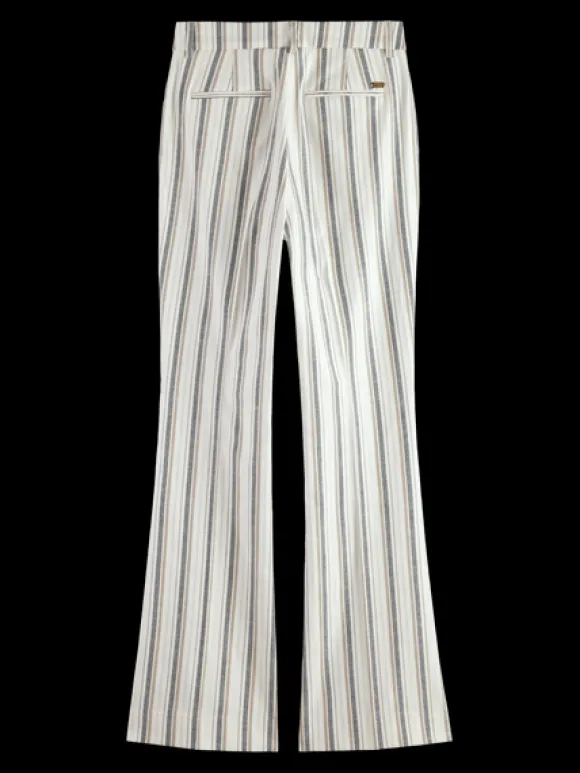 Violet Lurex Linen Blend Pant