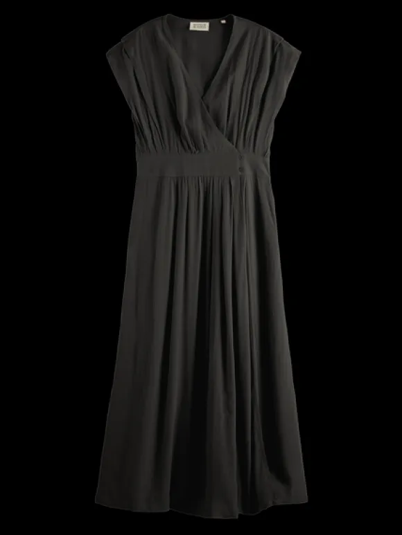 V-Neck Wrap Dress