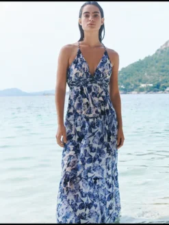 Waisted Maxi Dress