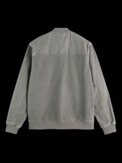 Washed Corduroy Bomber Jacket