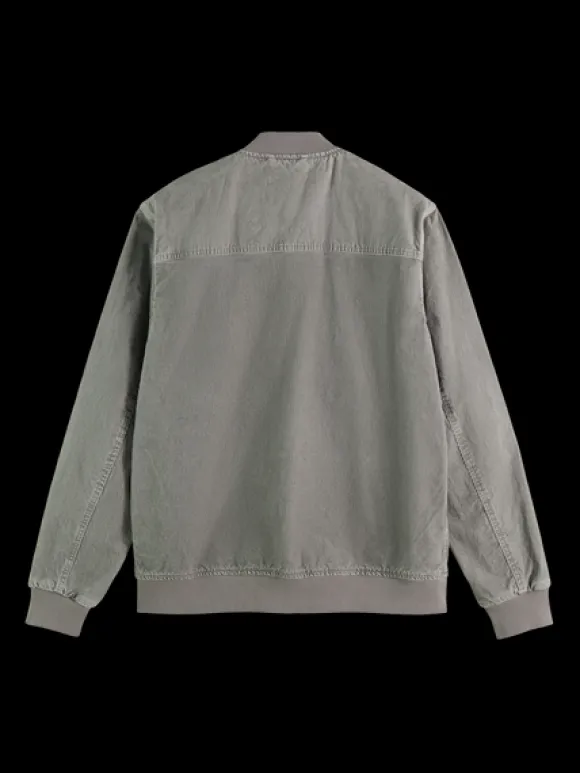Washed Corduroy Bomber Jacket