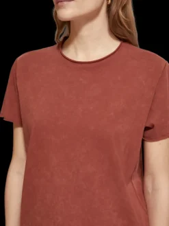 Washed Embroidered T-Shirt