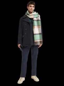 Wool Blend Peacoat